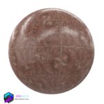 متریال و تکسچر سرامیک چرمی قهوه ای گردویی مات 3Dsmax | Vray | Corona 025 | 025 Tile memarbash.com .rar