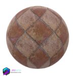 متریال و تکسچر سرامیک قهوه ای شطرنجی 3Dsmax | Vray | Corona 028 | 028 Tile memarbash.com .rar