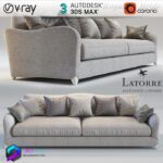 مبلمان مدل سه بعدی Corona |Vray| 3Dsmax | Royalton Bride | | Ascension Latorre Royalton Bride sofa preview1