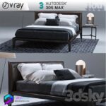 مدل سه بعدی تخت خواب کلاسیک Flou | Flou preview1