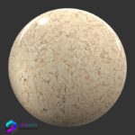 متریال و تکسچر سنگ مرمر کرم رگه قهوه ای 3Dsmax | Vray | Corona 109 | PMarble material memarbash.com 109