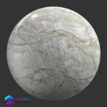 متریال و تکسچر سنگ مرمر طوسی رگه کرم 3Dsmax | Vray | Corona 114 | PMarble material memarbash.com 114