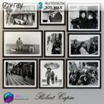 مجموعه قاب عکس مدل سه بعدی Vray | 3Dsmax | Robert Capia | | Photo frame Robert Capia 1