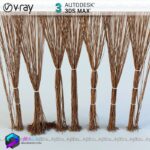 مدل سه بعدی پرده آویزی Rope curtains muslin | Rope curtains muslin1 1