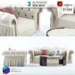 ست کامل مبلمان مدرن | Turri couture Sofa Set | Turri couture preview1