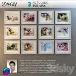 مجموعه قاب عکس مدل سه بعدی Vray | 3Dsmax | Willem Haenraets Air painting | | Willem Haenraets Air painting 1