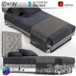 مدل سه بعدی تخت خواب Single bed | single bed preview1