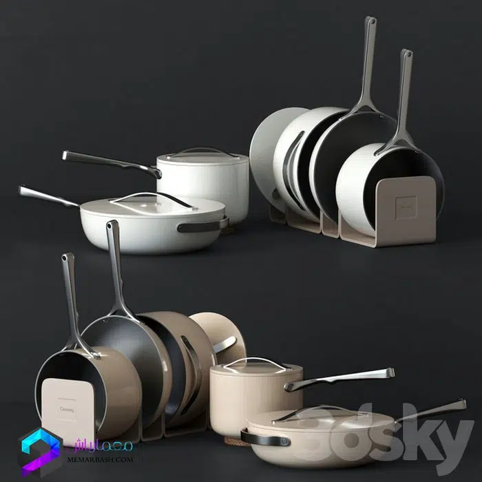 مدل سه بعدی وسایل آشپزخانه 012
