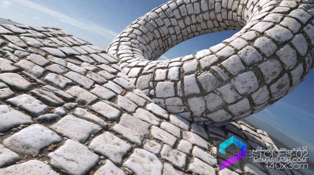 تکسچر سنگ فرش حیاط | RDT