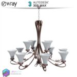 مدل سه بعدی چراغ کلاسیک 01 3Dsmax | Vray | 001classic light memarbash.com