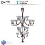 مدل سه بعدی چراغ کلاسیک 02 3Dsmax | Vray | 002classic light memarbash.com