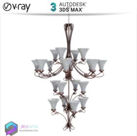 مدل سه بعدی چراغ کلاسیک 02 3Dsmax | Vray