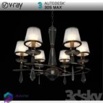 مدل سه بعدی لوستر کلاسیک 10 3Dsmax | Vray | 010Classic Ceiling light memarbash.com