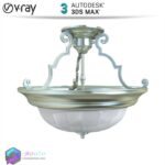 مدل سه بعدی چراغ کلاسیک 10 3Dsmax | Vray | 010classic light memarbash.com