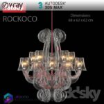 مدل سه بعدی لوستر کلاسیک 11 3Dsmax | Vray | 011Classic Ceiling light memarbash.com