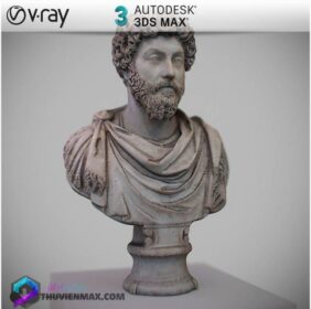 مدل سه بعدی مجسمه انسان       11    3Dsmax | VRay