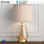 مدل سه بعدی چراغ رومیزی 11 3Dsmax | VRay | 011 moderntablelight memarbash.com