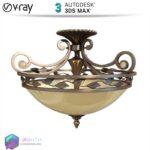 مدل سه بعدی چراغ کلاسیک 14 3Dsmax | Vray | 014classic light memarbash.com