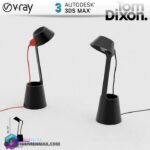 مدل سه بعدی چراغ رومیزی 18 3Dsmax | VRay | 018 moderntablelight memarbash.com