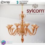 مدل سه بعدی لوستر کلاسیک 19 3Dsmax | Vray | 019Classic Ceiling light memarbash.com