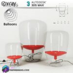 مدل سه بعدی چراغ رومیزی 19 3Dsmax | VRay | 019 moderntablelight memarbash.com