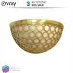 مدل سه بعدی چراغ کلاسیک 20 3Dsmax | Vray | 020classic light memarbash.com