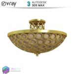 مدل سه بعدی چراغ کلاسیک 21 3Dsmax | Vray | 021classic light memarbash.com