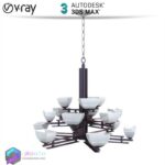 مدل سه بعدی چراغ کلاسیک 24 3Dsmax | Vray | 024classic light memarbash.com
