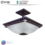 مدل سه بعدی چراغ کلاسیک 28 3Dsmax | Vray | 028classic light memarbash.com