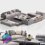 مدل سه بعدی مبل | B & B Italia Richard sofa 1 | B B Italia Richard sofa 1