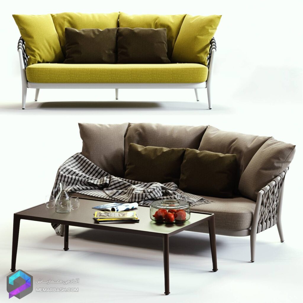 مدل سه بعدی مبل | Baker Colin Cab Armchair