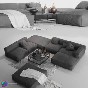مدل سه بعدی مبل | Bonaldo Peanut sofa B1