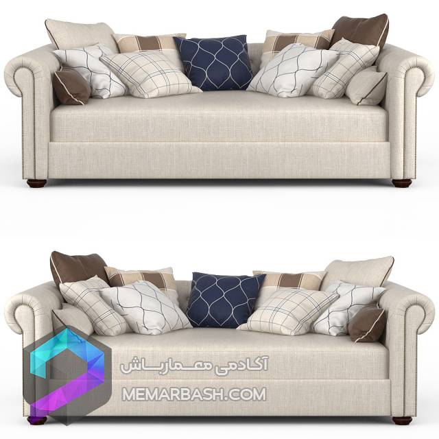 مدل سه بعدی مبل | Dantone sofa bed nerina