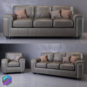مدل سه بعدی مبل | Donnell Sofa and Armchair