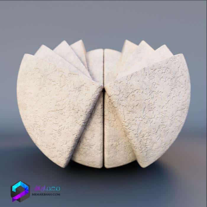 متریال گچ لایه ای Layered Stucco | ONELVXE | PBR