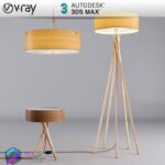 مدل سه بعدی آباژور چوبی 005 3Dsmax | Vray | Light indoor memarbash.com 005
