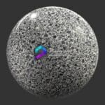 متریال و تکسچر سنگ مرمریت قهوه ای مشکی 3Dsmax | Vray | Corona 139 | Marble 039