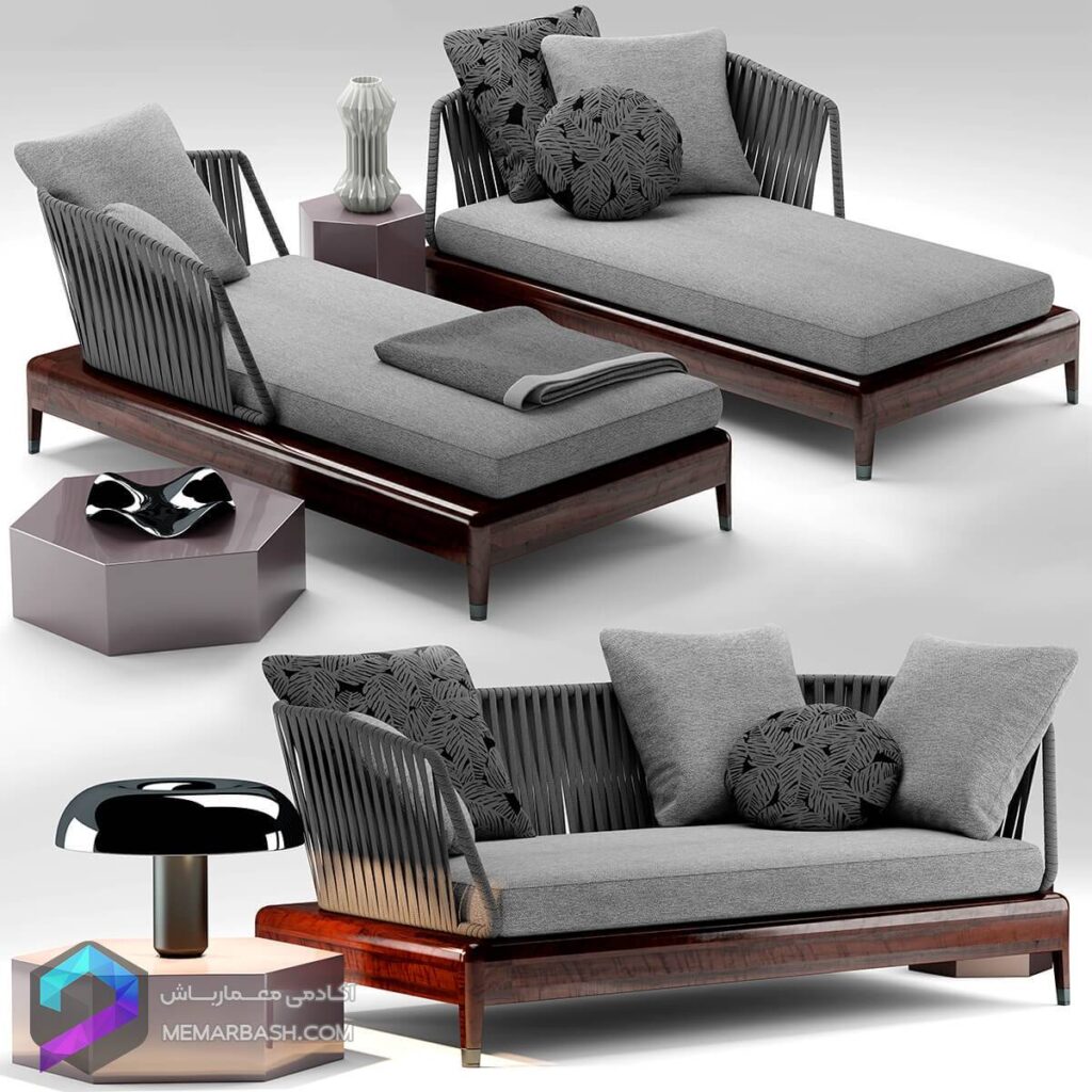 مدل سه بعدی مبل | Modular sofa 05