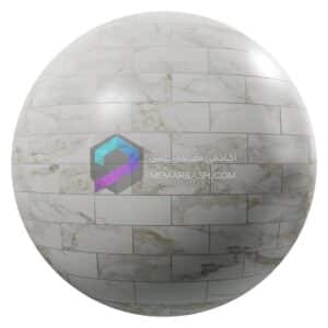 تکسچر سنگ مرمر TilesRectangularMarble001