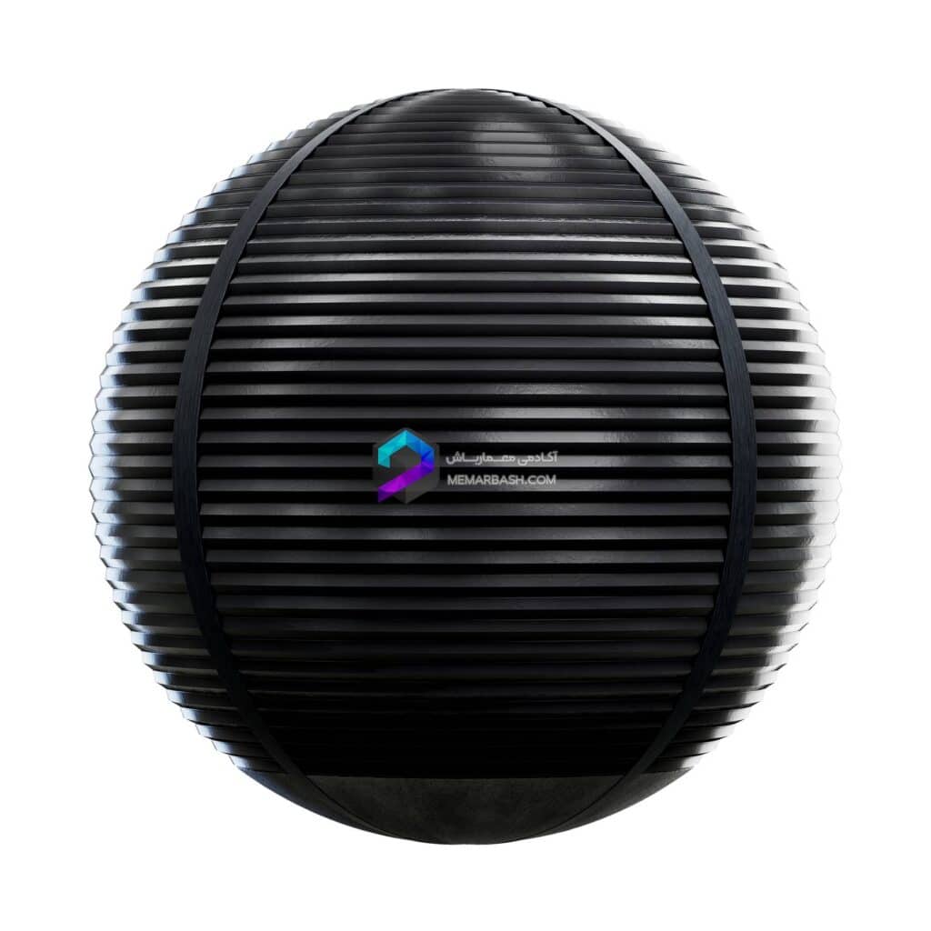تکسچر فنس  CGAXIS 13 | black panel fence