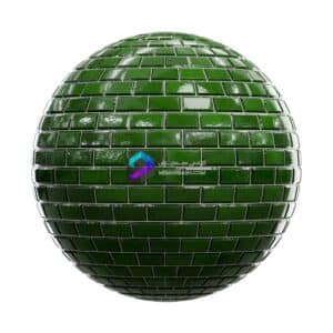 shiny_green_brick_wall_45_44