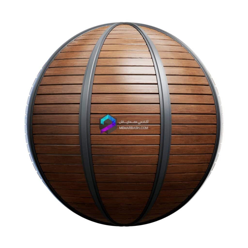 تکسچر فنس  CGAXIS 80 | wood and metal fence