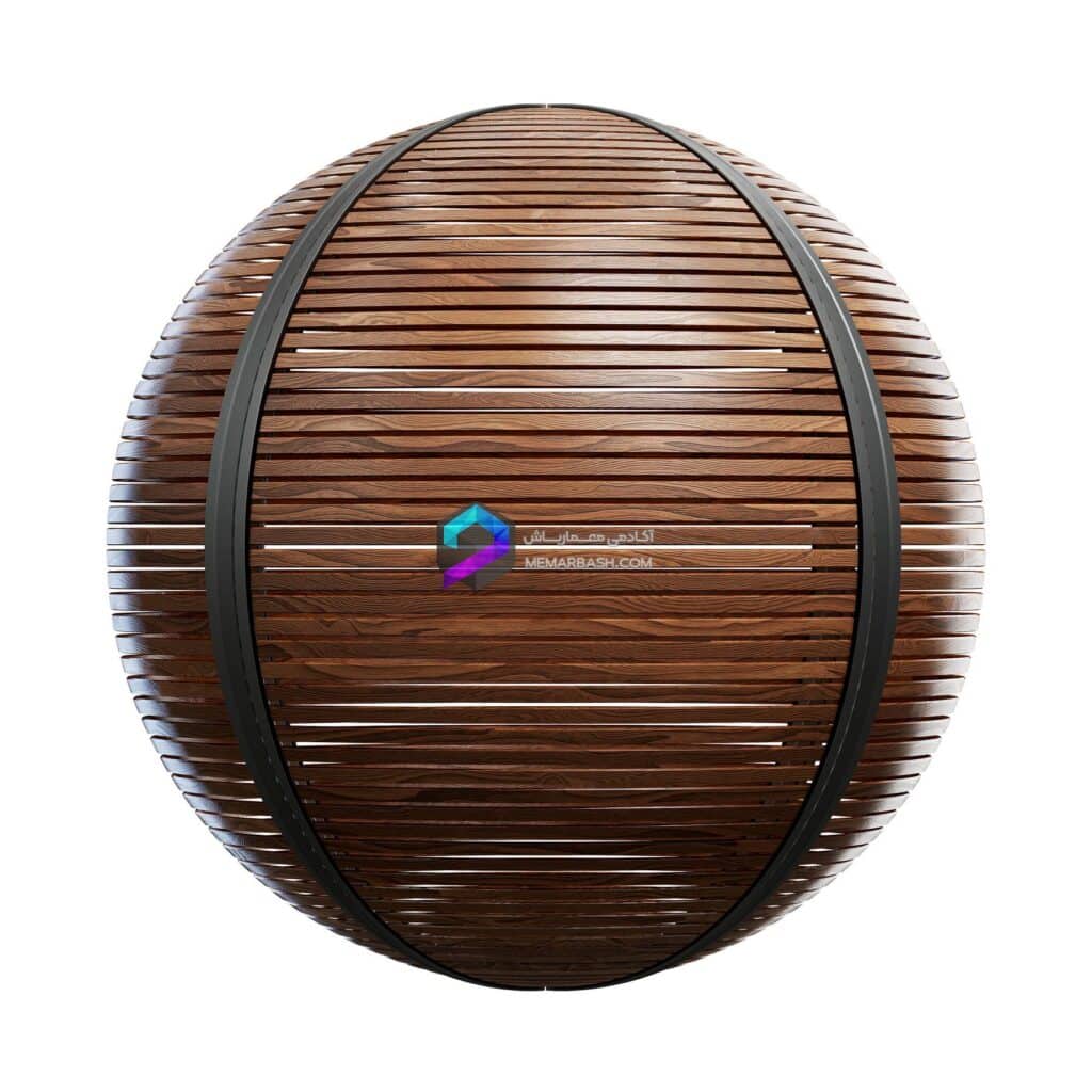 تکسچر فنس  CGAXIS 81 | wood and metal fence