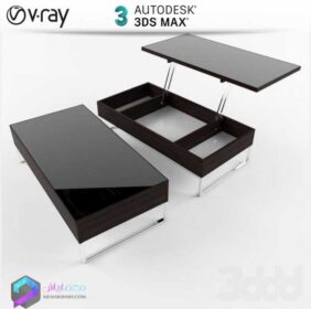 مدل سه بعدی میز مبل 30  3Dsmax | Vray