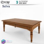مدل سه بعدی میز مبل 67 3Dsmax | Vray | 067Coffe Table memarbash.com