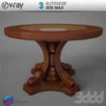 مدل سه بعدی میز مبل 70 3Dsmax | Vray | 070Coffe Table memarbash.com