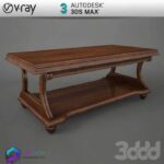 مدل سه بعدی میز مبل 71 3Dsmax | Vray | 071Coffe Table memarbash.com