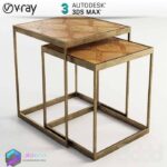 مدل سه بعدی میز مبل 81 3Dsmax | Vray | 081Coffe Table memarbash.com