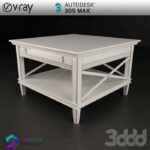 مدل سه بعدی میز مبل 83 3Dsmax | Vray | 083Coffe Table memarbash.com