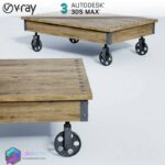 مدل سه بعدی میز مبل 85 3Dsmax | Vray | 085Coffe Table memarbash.com